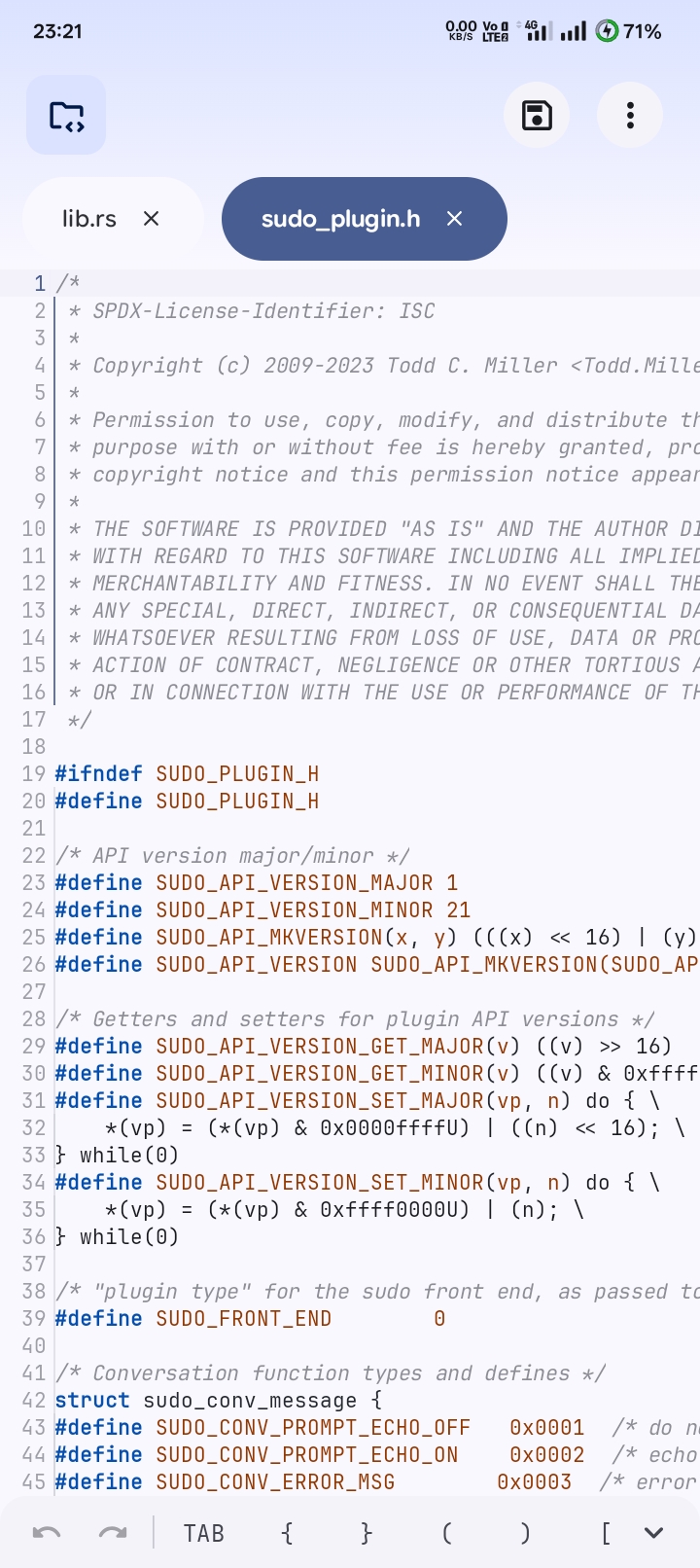 Klyx code editor screenshot